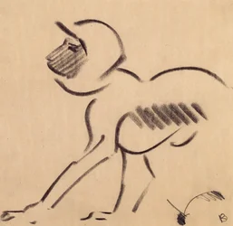 Crouching Monkey, c.1912-13